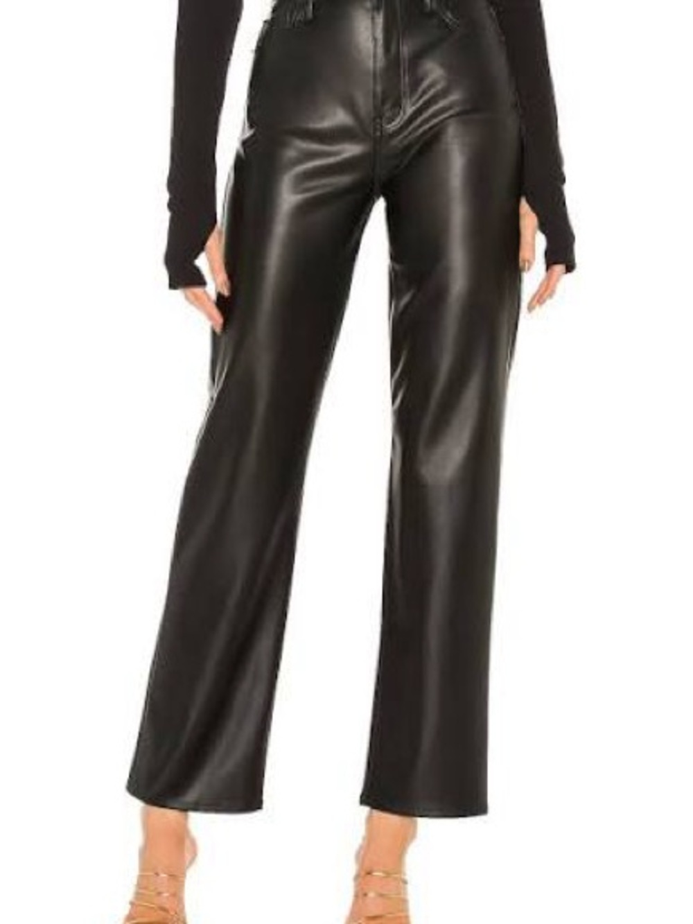 Pistola Black Leather Pants